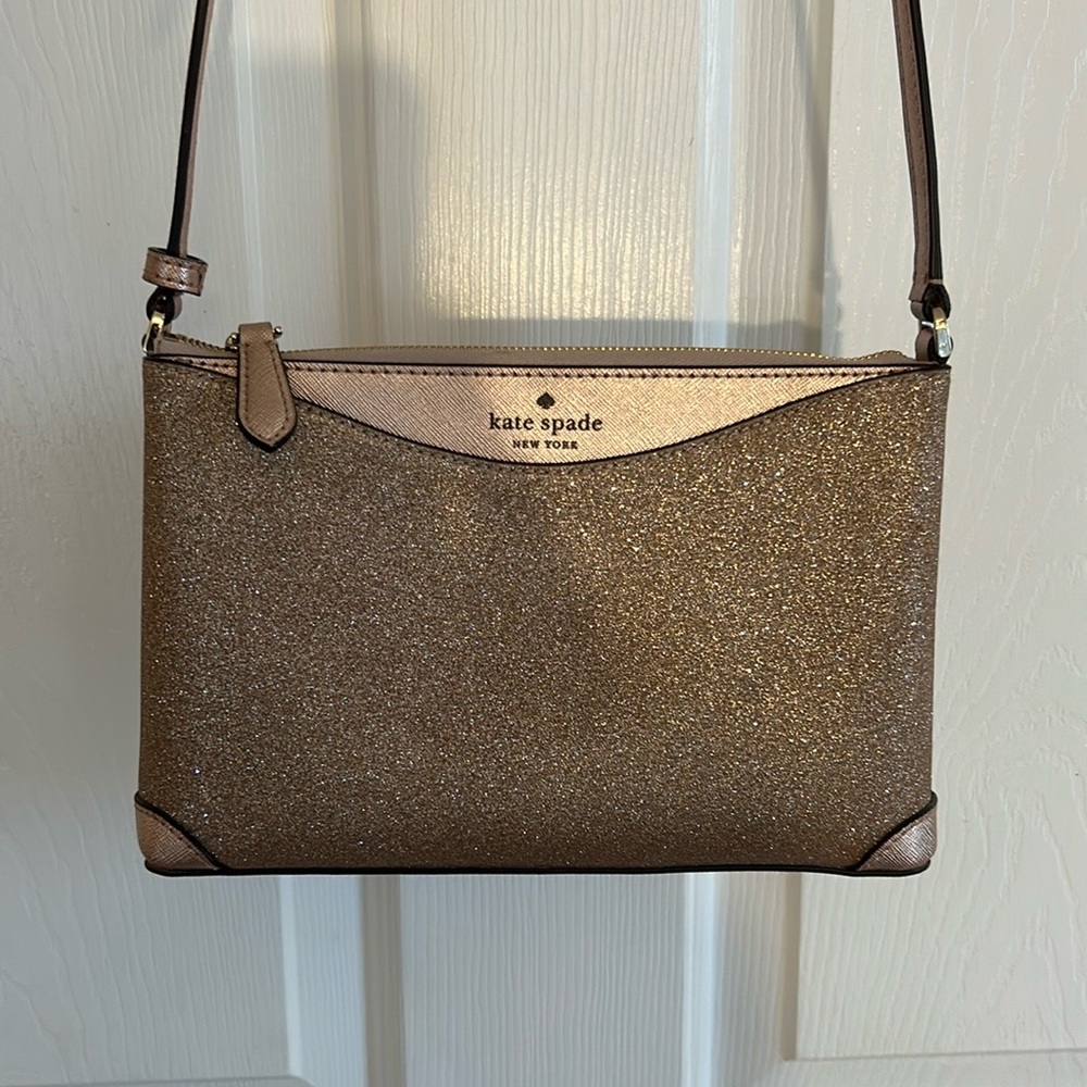 Kate Spade Gold Crossbody Bag